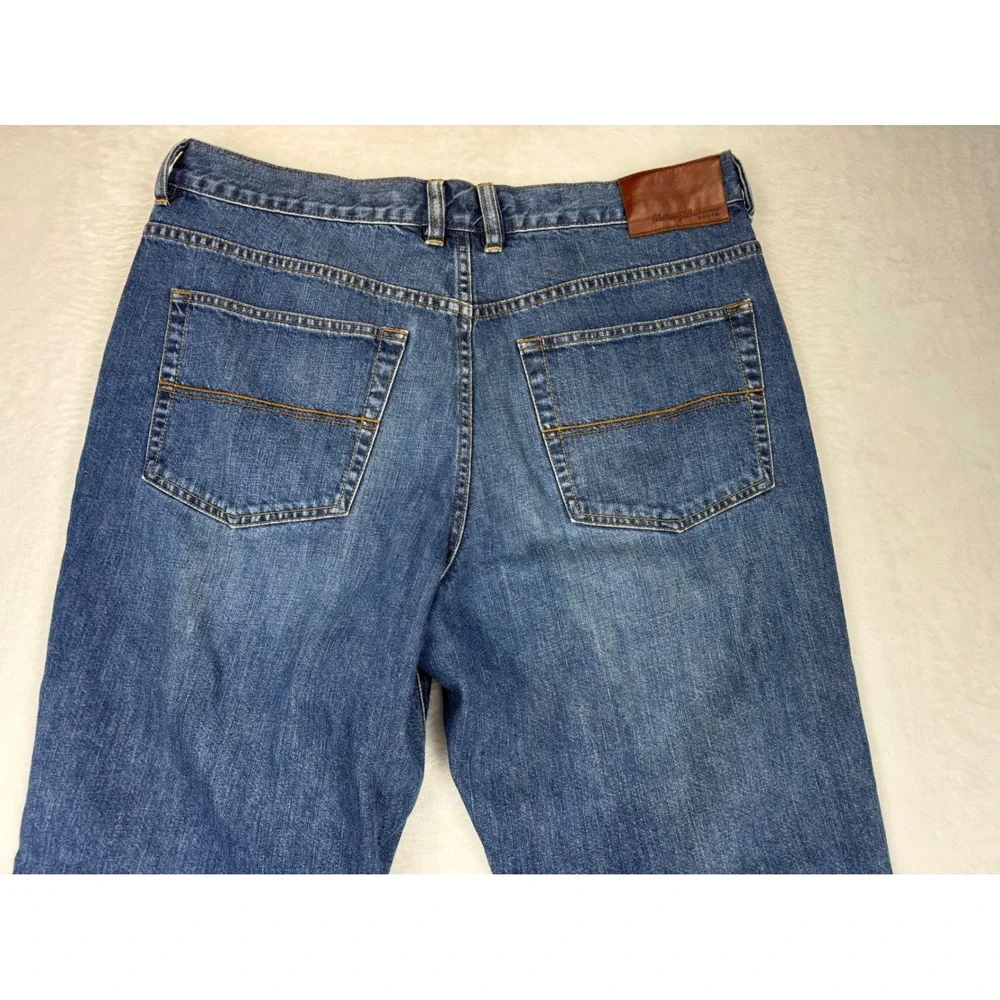 Tommy Bahama Classic Fit Mens 38x22 Jeans Blue Denim Straight Leg Medium Wash